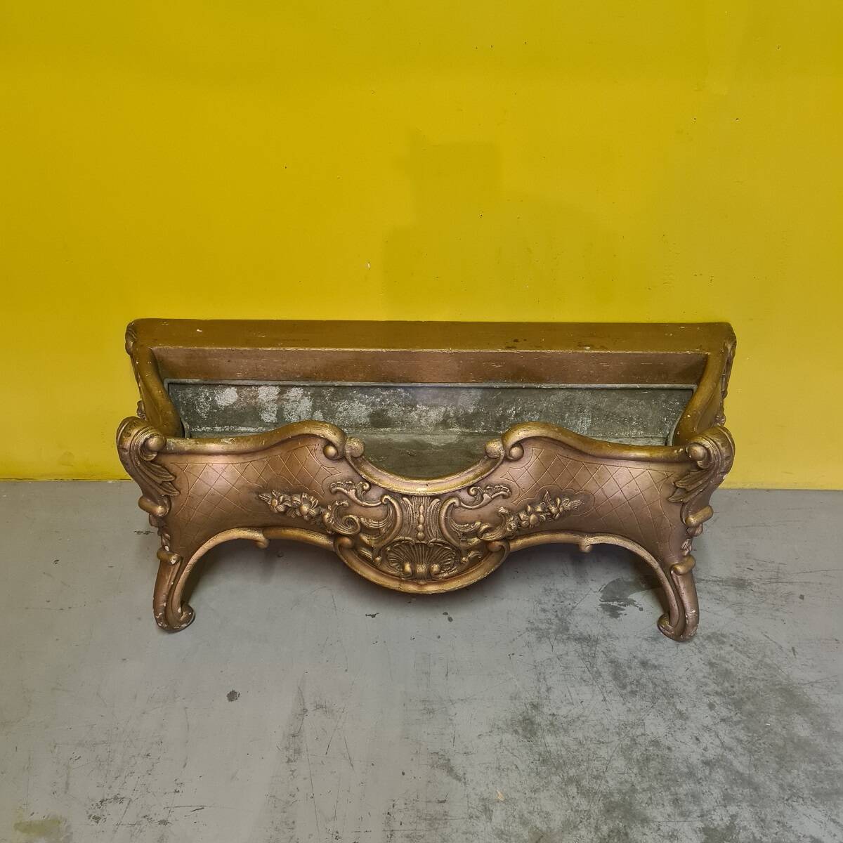 Louis Quinze Style Wooden Hallway Jardiniere, from the late 1800s.