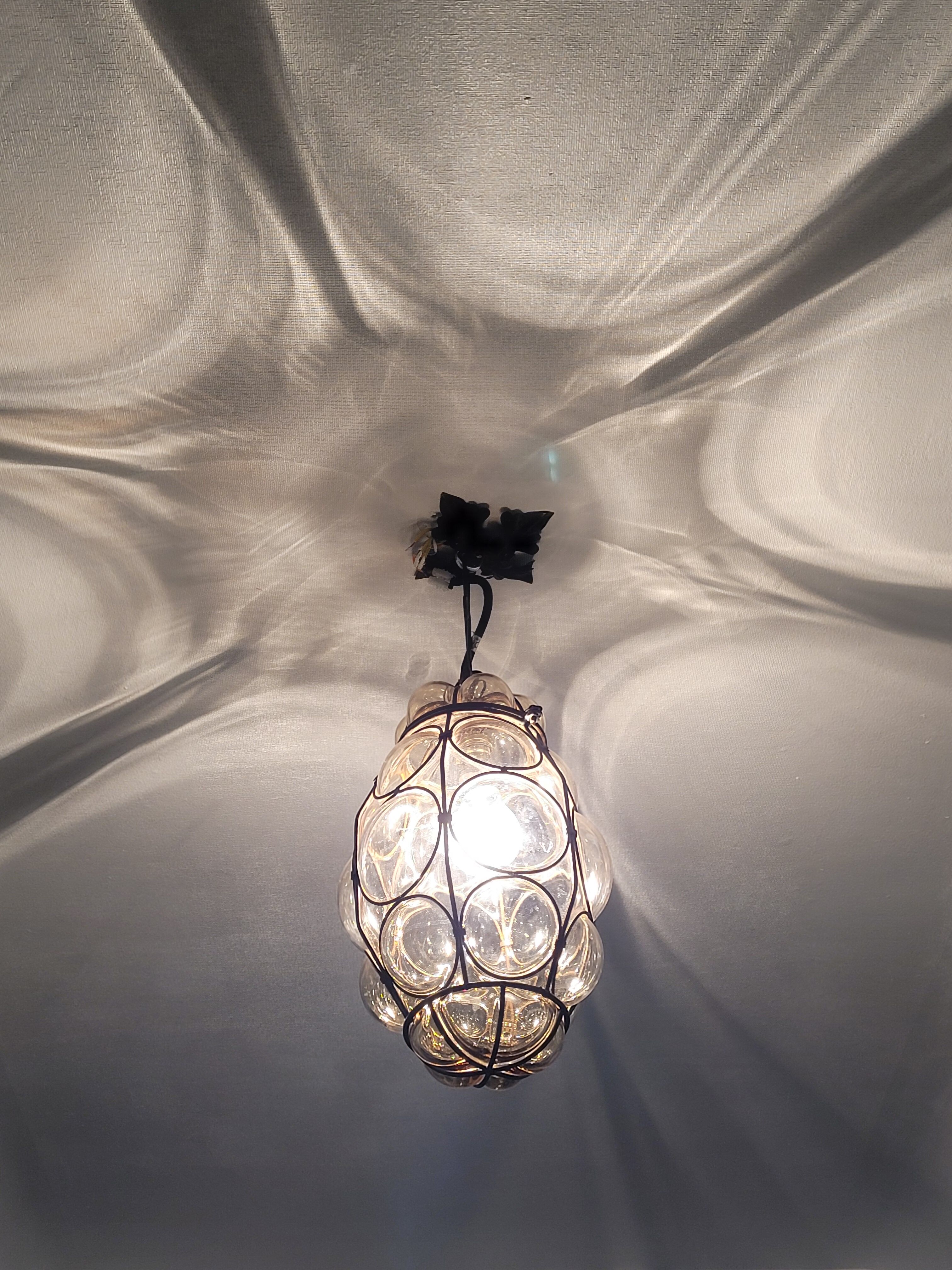 Venetian blown glass chandelier