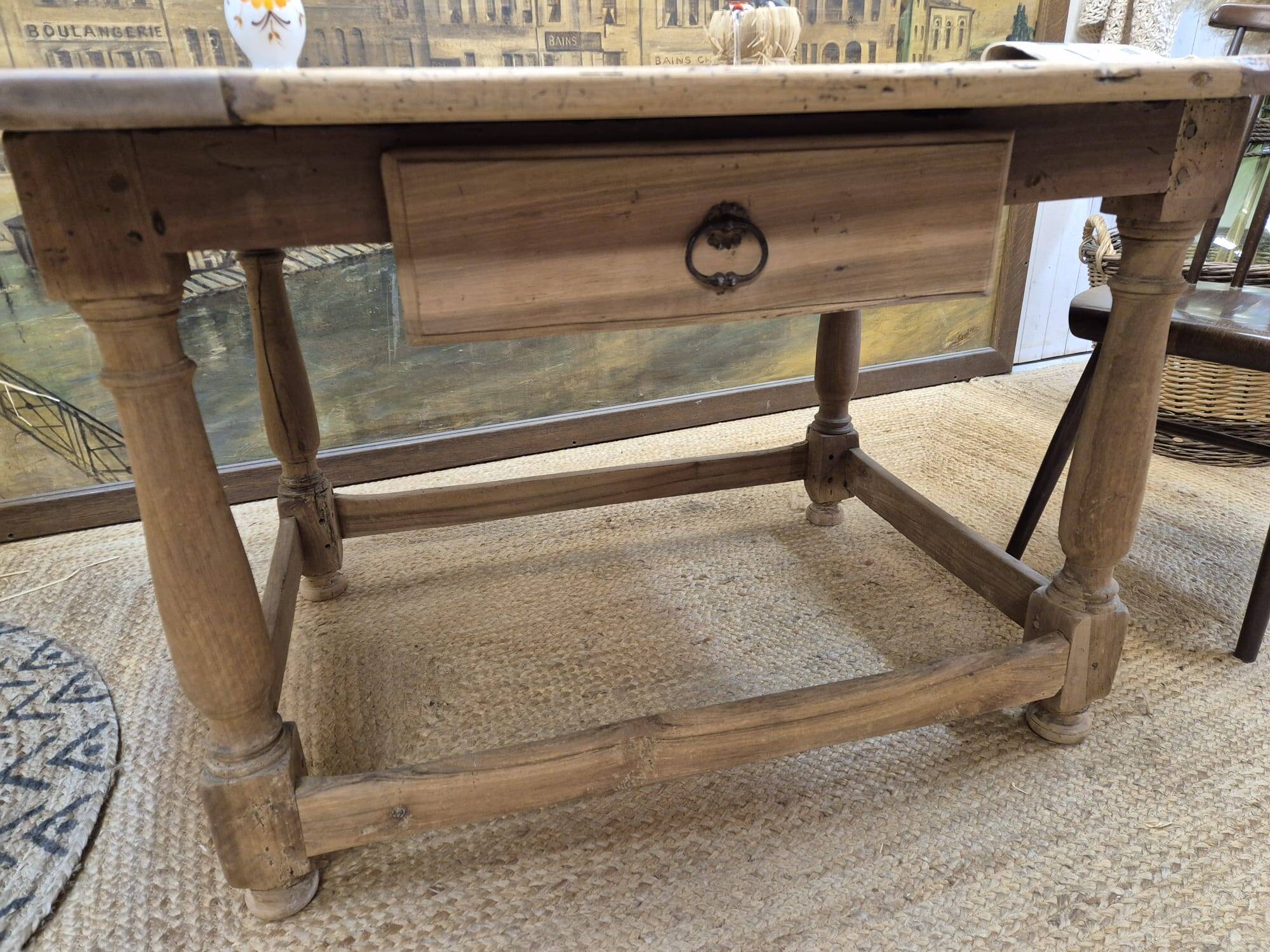 Very old farmhouse table