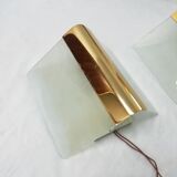 Wall light "Metalarte" glass 1970s