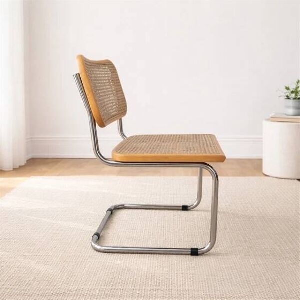 Chaise Cesca B32 par Marcel Breuer – canage et métal chromé – vintage