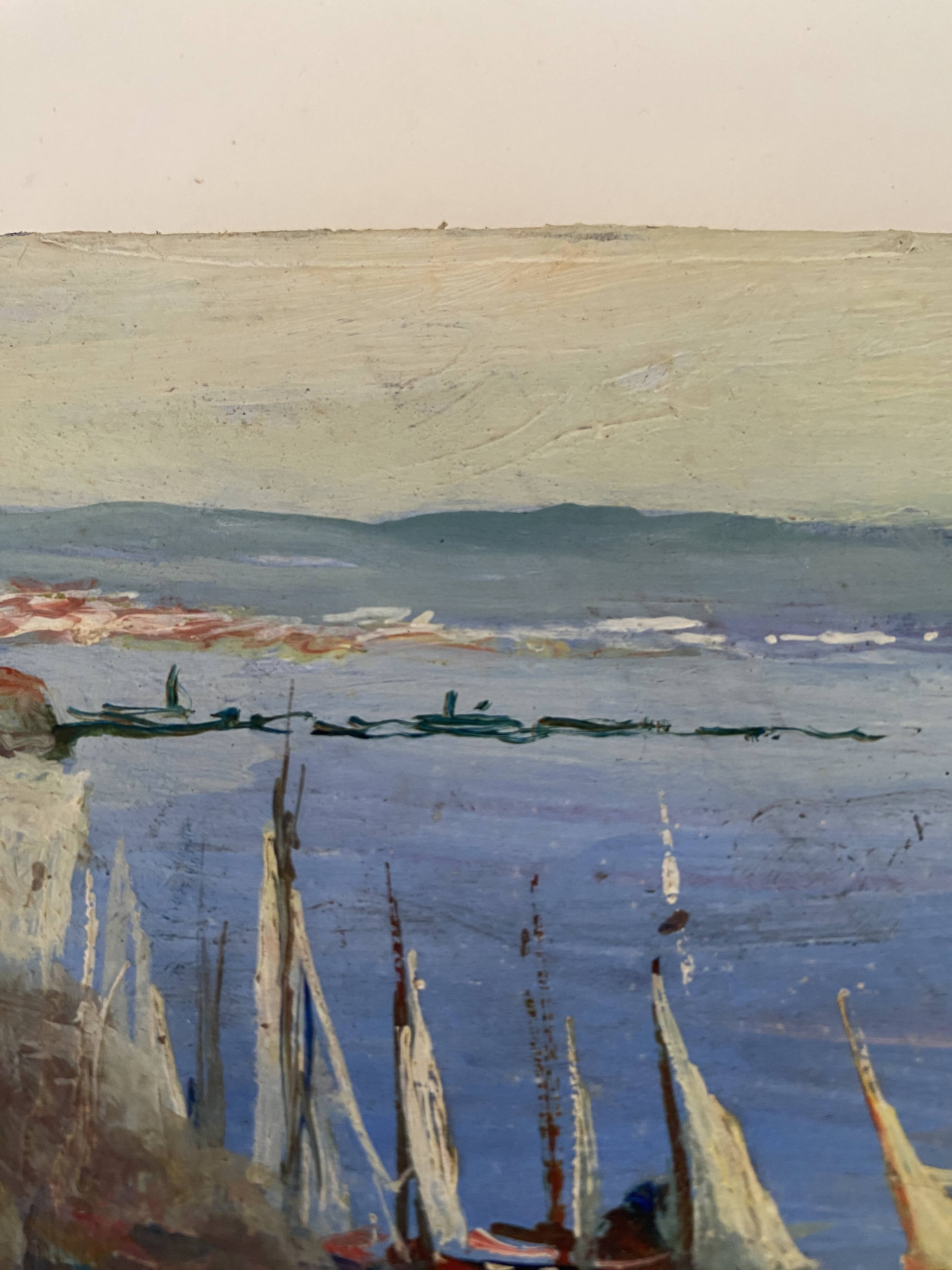 Italian seaside painting