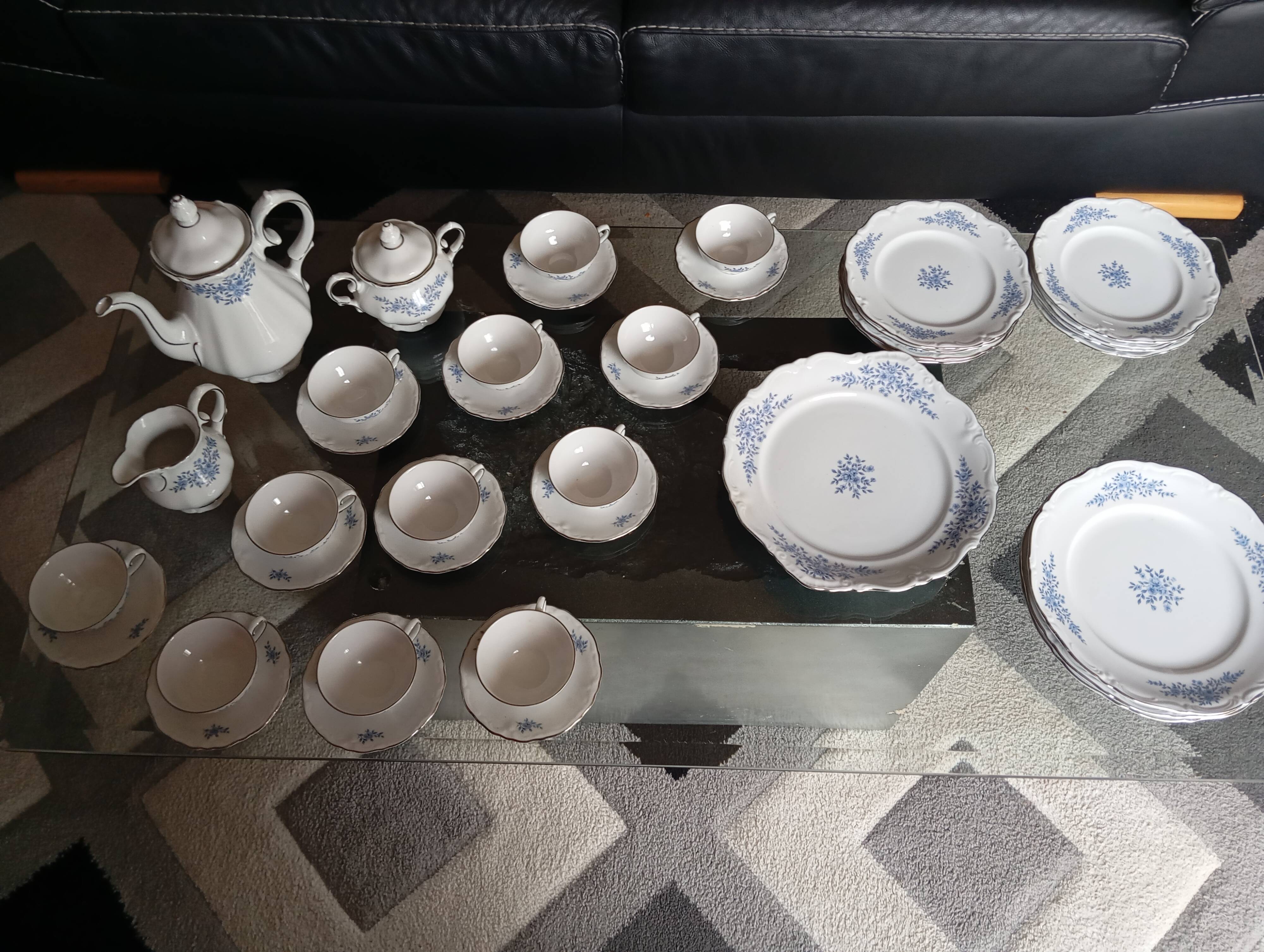 Porcelain tea set