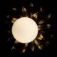 Golden Sun Flower Wall Ceiling Light