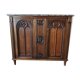 Storage cabinet with mahogany warheads