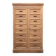 Notary cabinet in solid raw oak, 1920