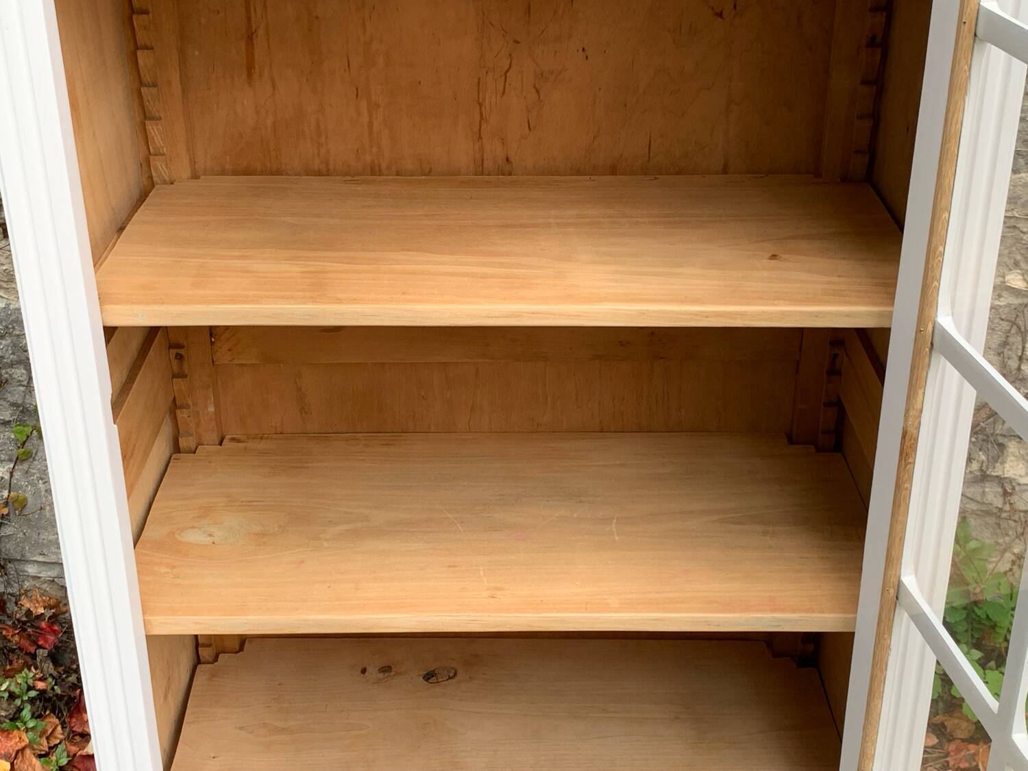 Antique Parisian glass cabinet H150