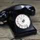 Bakelite phone black 60