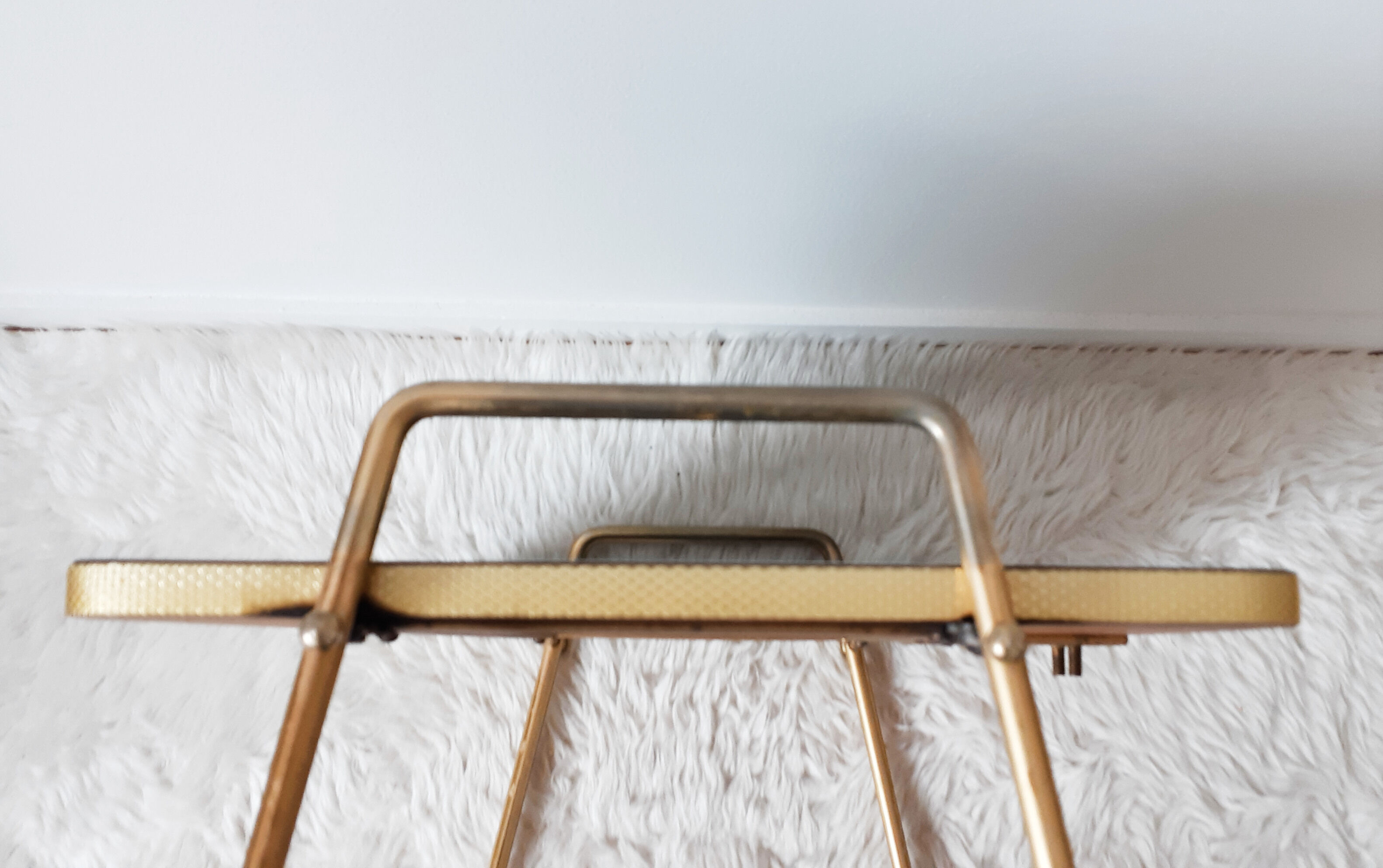 Golden vintage side table