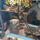 Stained glass lamp floral