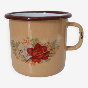 Vintage enameled jail mug