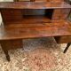 Important stepped office in solid blond oak nineteenth Napoleon III