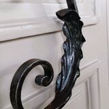 2 antique wrought iron doors