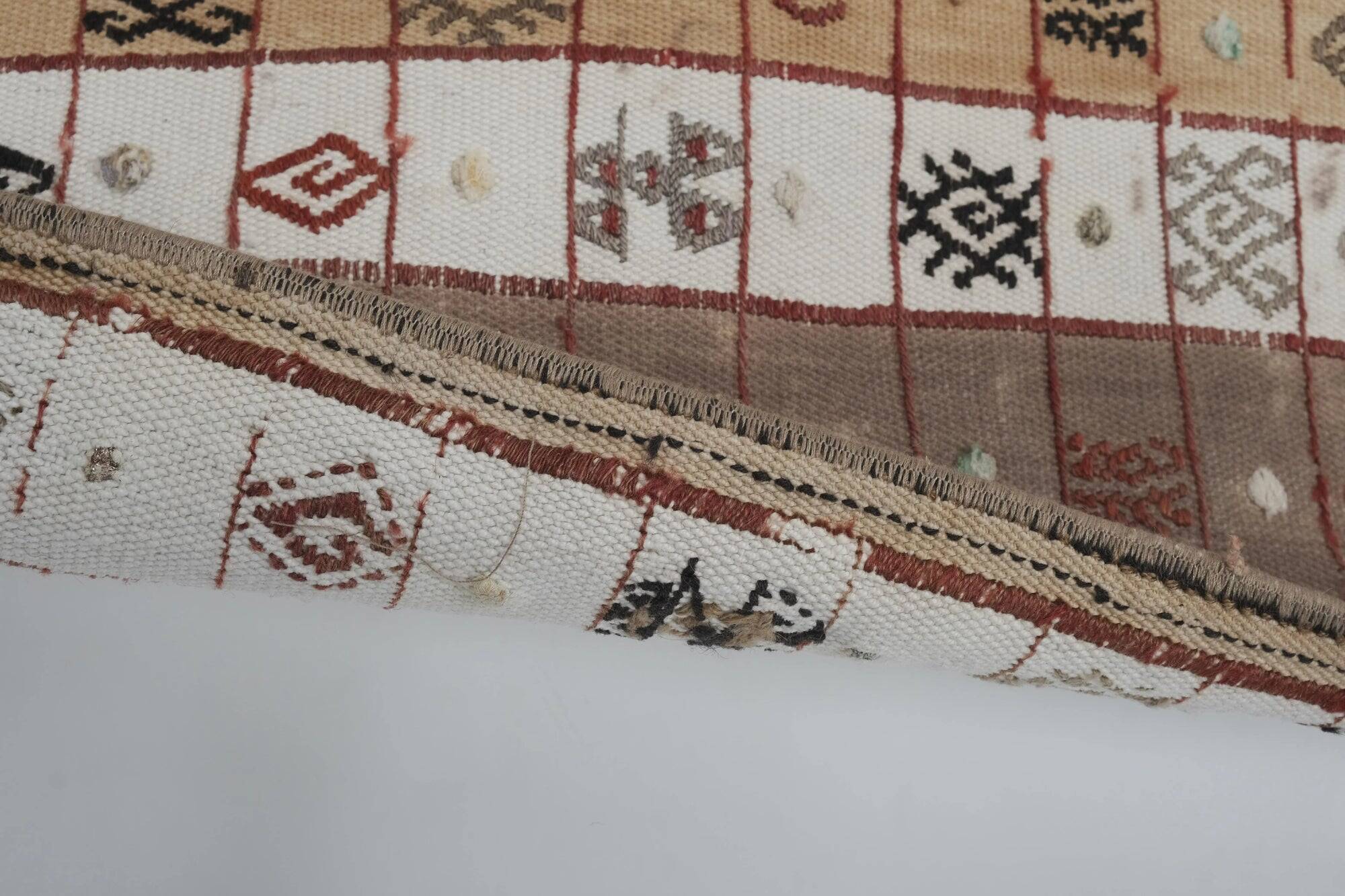 Vintage Turkish hallway rug 60x343 cm