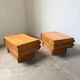 Paire de chevets en orme Maison Regain