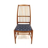 Set of 6 Scandinavian beech chairs, "Napoli" AB Westbergs Möbler, Tranås, Sweden, 1960