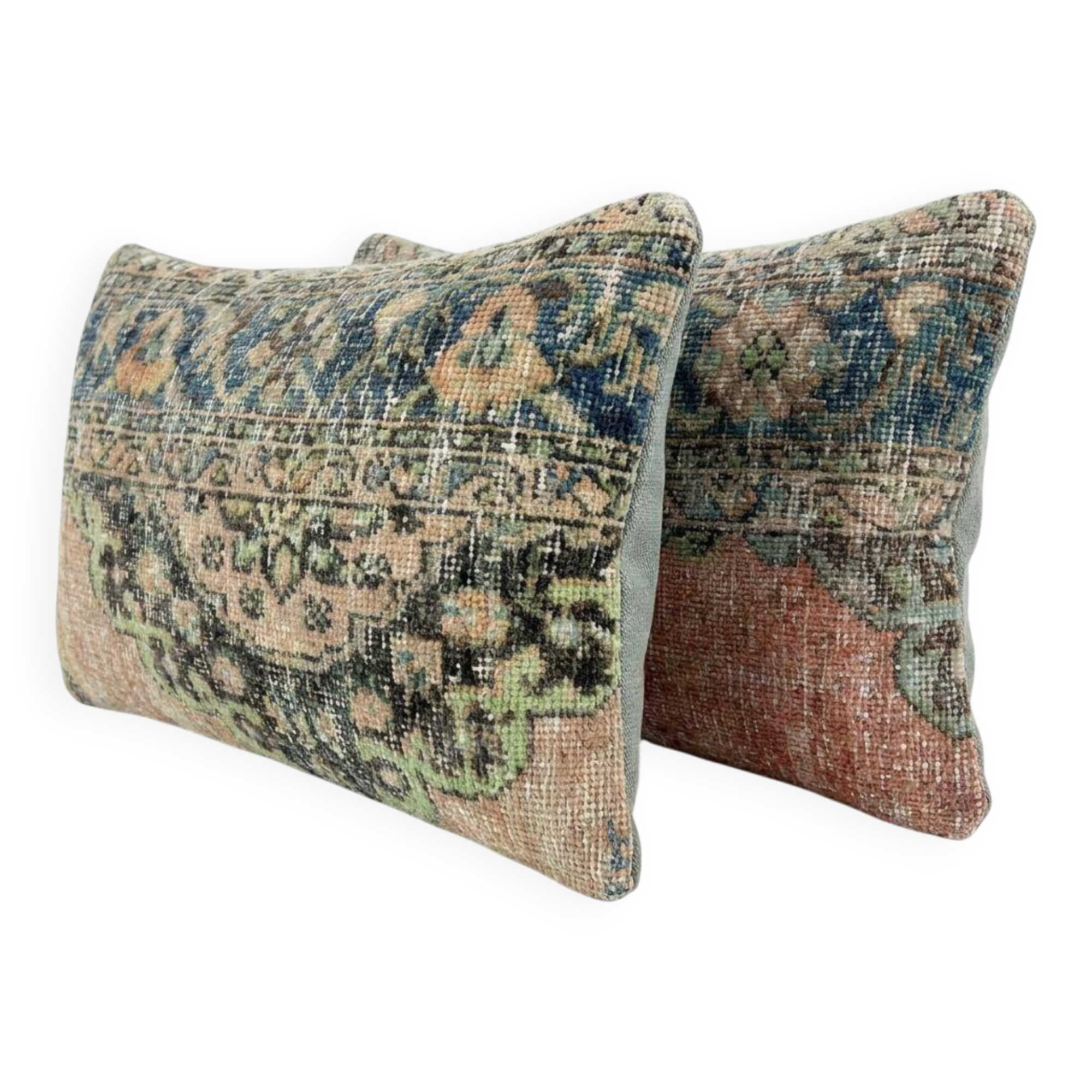 Set of 2 vintage Turkish cushion covers 41x61 cm