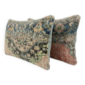 Lot de 2 housses de coussin turque vintage 41x61 cm