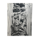 Print black and white silver photograph bas-relief of a twentieth century church