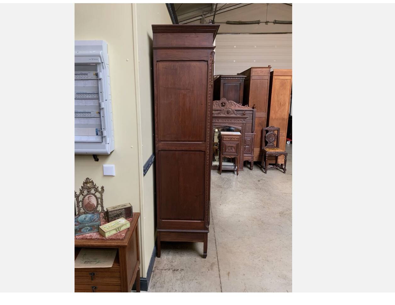Antique wardrobe, coat cupboard