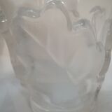 Lalique crystal vase