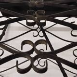 Wrought iron magazine rack signed CHATY Vallauris
