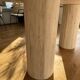 Dining table in natural travertine.