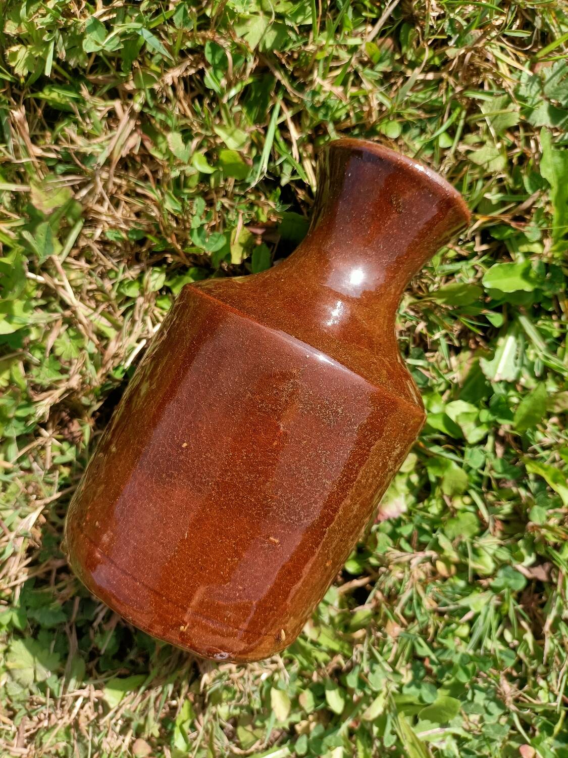 Vintage brown vase