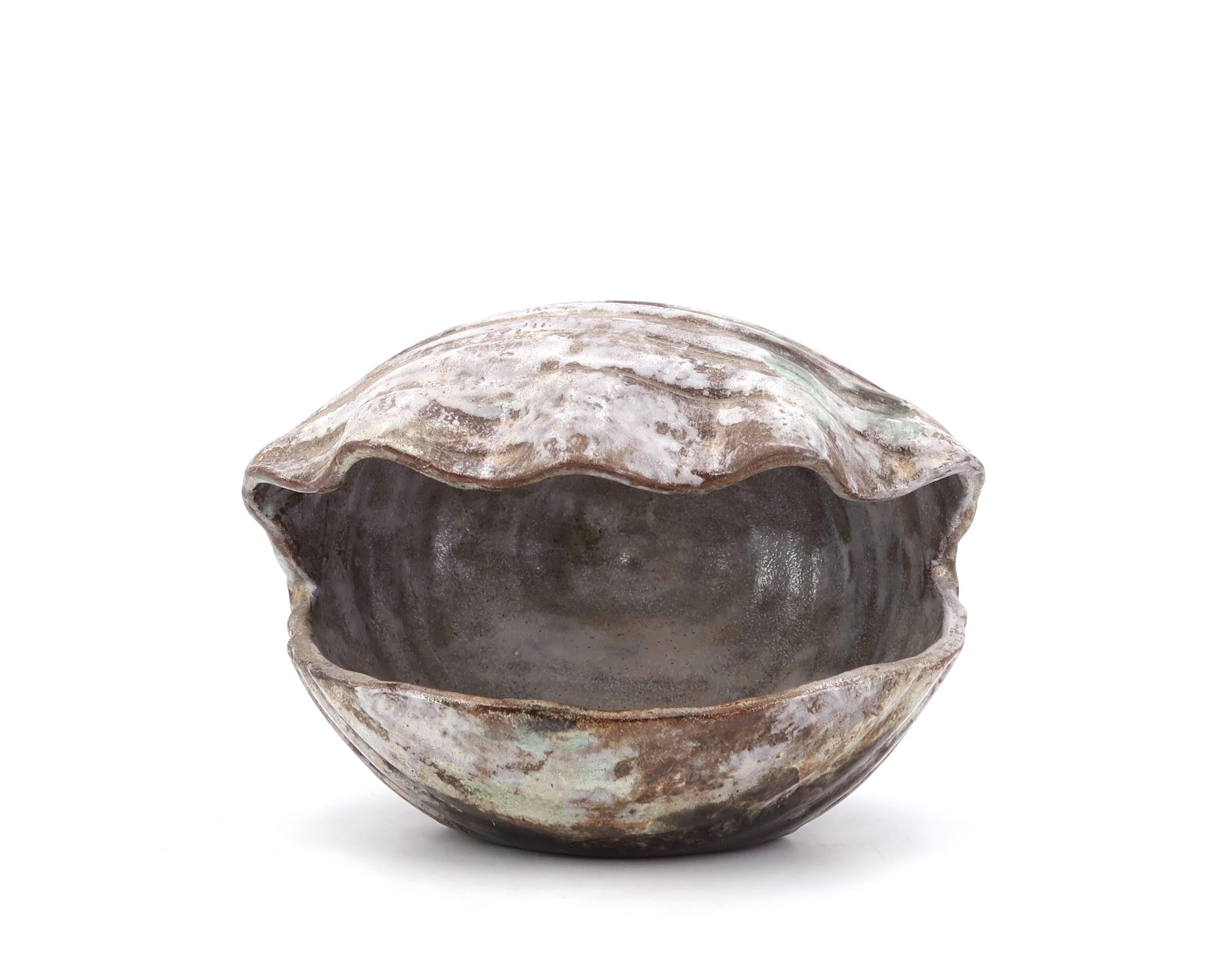 Ceramic shell emptier by Kostanda, Vallauris, 1960s