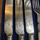 Silver and mother-of-pearl cheese service