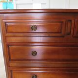 Vintage–Belle commode Louis Philippe-Style Directoire -4 tiroirs-Meriser