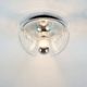 Large Mid-Century Modern Wave Flush Mount by Koch & Lowy for Peill & Putzler, Germany, 1960s/1970s