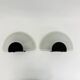 Set of 2 glass Prisma wall lamps MEGA, 1980s, Italy