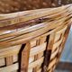 Large wicker basket / high rattan - Rattan pan / wicker XXL