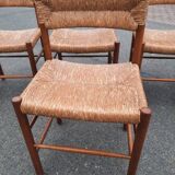 Set of 6 Dordogne model chairs, Robert Sentou edition, 50s