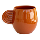 Mug en céramique Ambre terracotta
