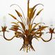Lustre floral hollywood regency années 1970