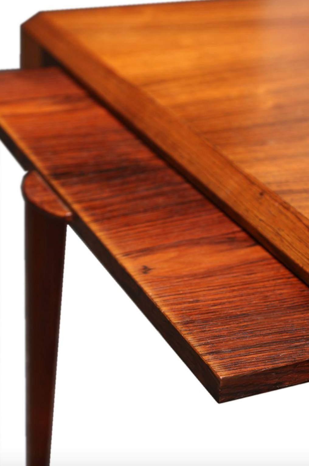 Extendable XL Mid-Century Brazilian Rosewood Coffee Table by Johannes Andersen for CFC Silkeborg