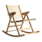 Rocking Chair pliant - Rex Kralj - Chêne naturel