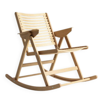Rocking Chair pliant - Rex Kralj - Natural oak