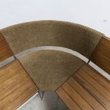 1970 wooden kitchen corner bench set