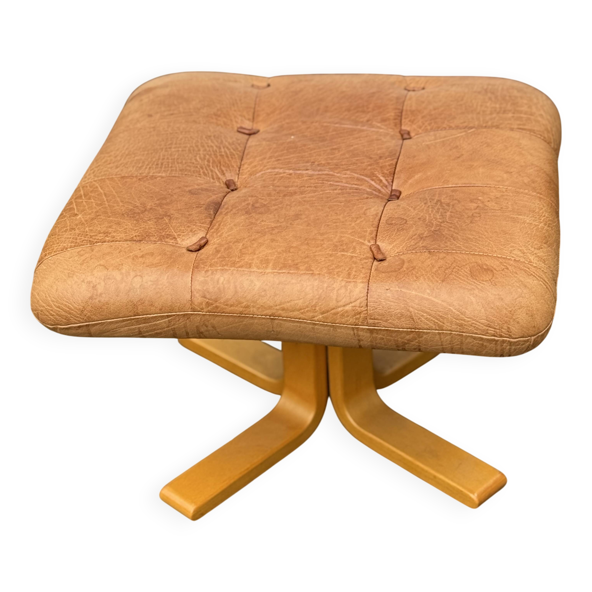 Vintage Westnofa Pouf Ottoman