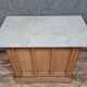 Wooden service counter stripped around 1900