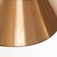 Copper colored aluminium pendant light by Carl Thore for Granhaga Metall. Sweden 1970s