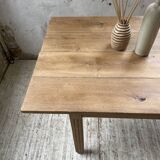 1950s oak butcher's farm table