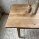 1950s oak butcher's farm table