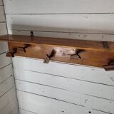 Wooden coat rack, 7 hooks