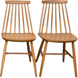 Scandinavian chairs Pinnstol ZPM Radomsko 1950