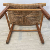 Tabouret paillé