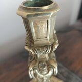 19th century bronze candlestick